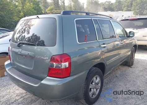 2005 Toyota Highlander V6 from USA, damaged, VIN JTEGP21A750079506